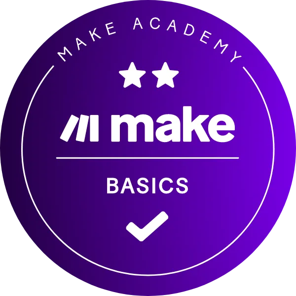 Zertifikat: Make Basics, ausgestellt an Stephan Härtl