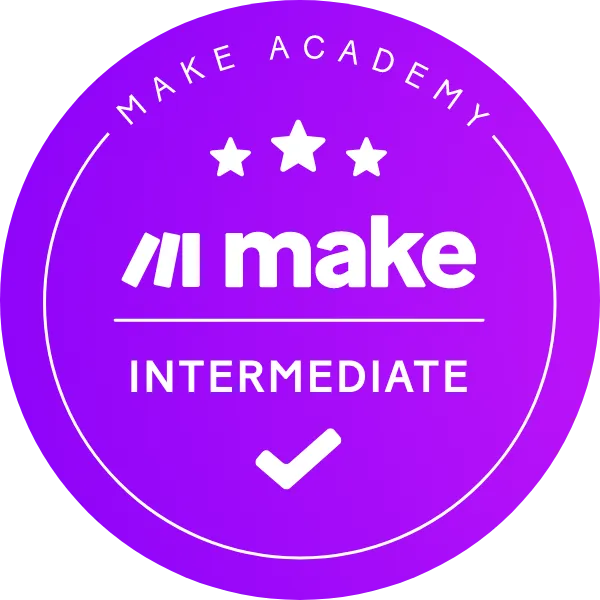 Zertifikat: Make Intermediate, ausgestellt an Stephan Härtl