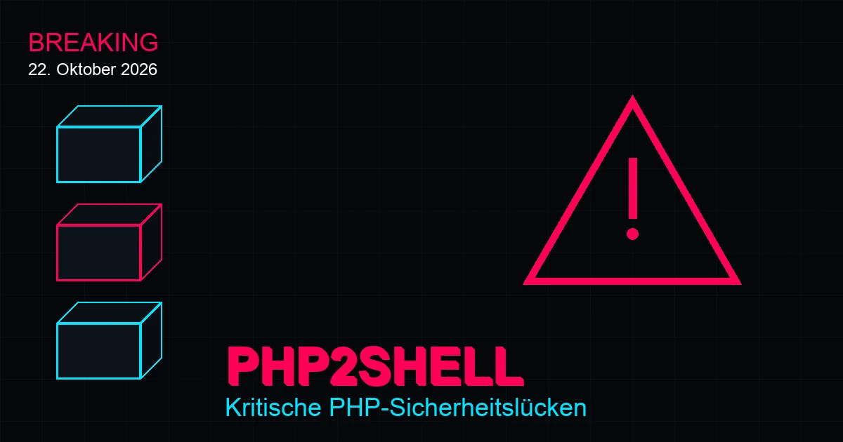 PHP2Shell: Kritische Sicherheitslücken legen deutsches Internet lahm